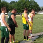 Saint Ignatius' Kevin Kavalec readies for the discus event at the Amherst Regionals, as he set a personal record of 182-10.