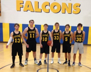 #4 Our Lady Of The Lake/Holy Cross | From left to right: Stephen McDonnell, Cole Larson, Shane Gudhe, Matt Martinez, Ryan Linker, and Thomas Laycock.