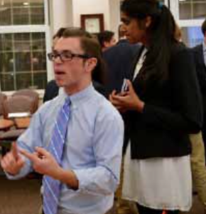 Jeff Lindholm ‘16 making his presence felt in committee Photo Credit: Peter Corrigan